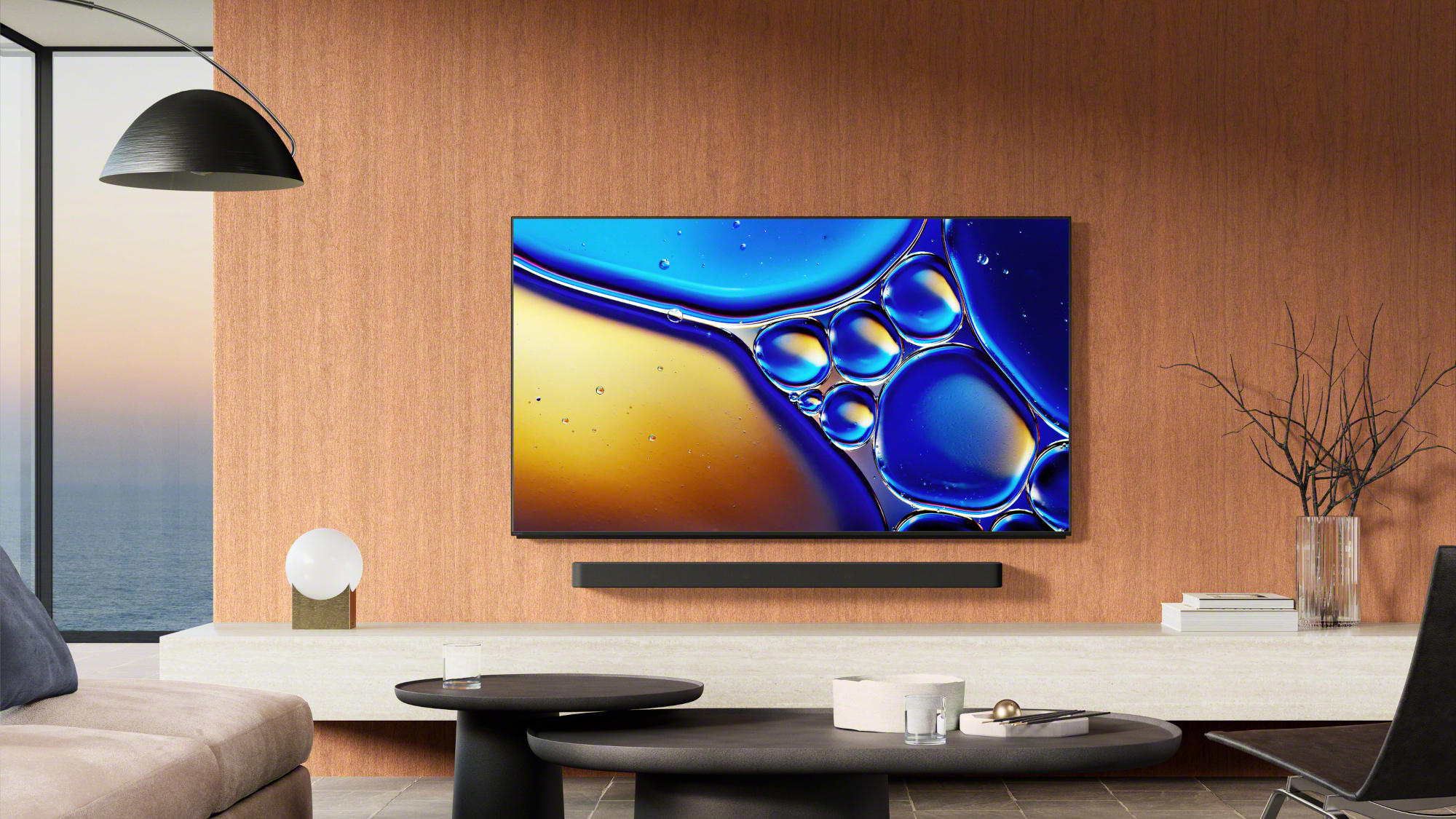Sony Bravia 8 II on wall in living room