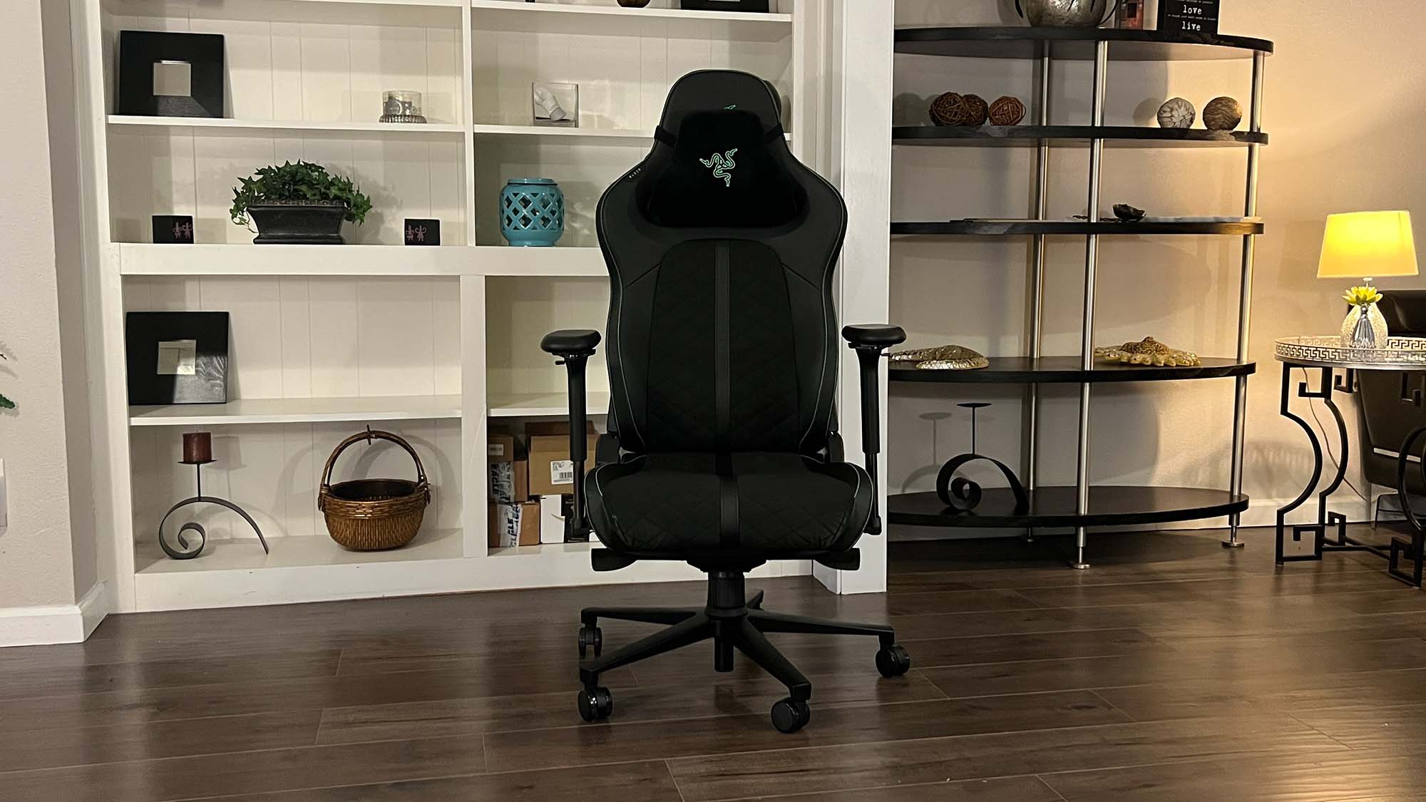 A Razer Enki in a living room