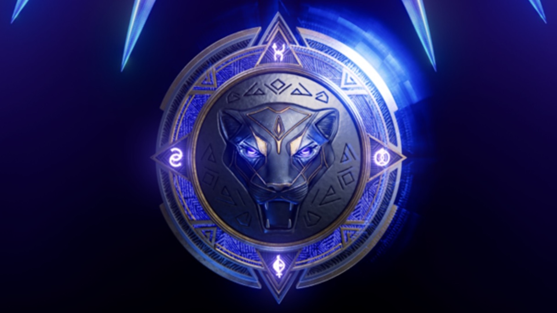 The logo for the upcoming Black Panther game
