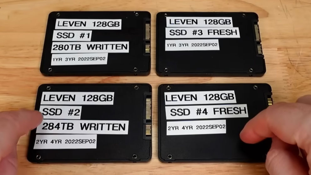 Long-term SSD durability tests