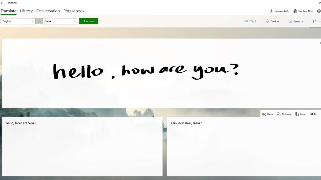 Microsoft translator