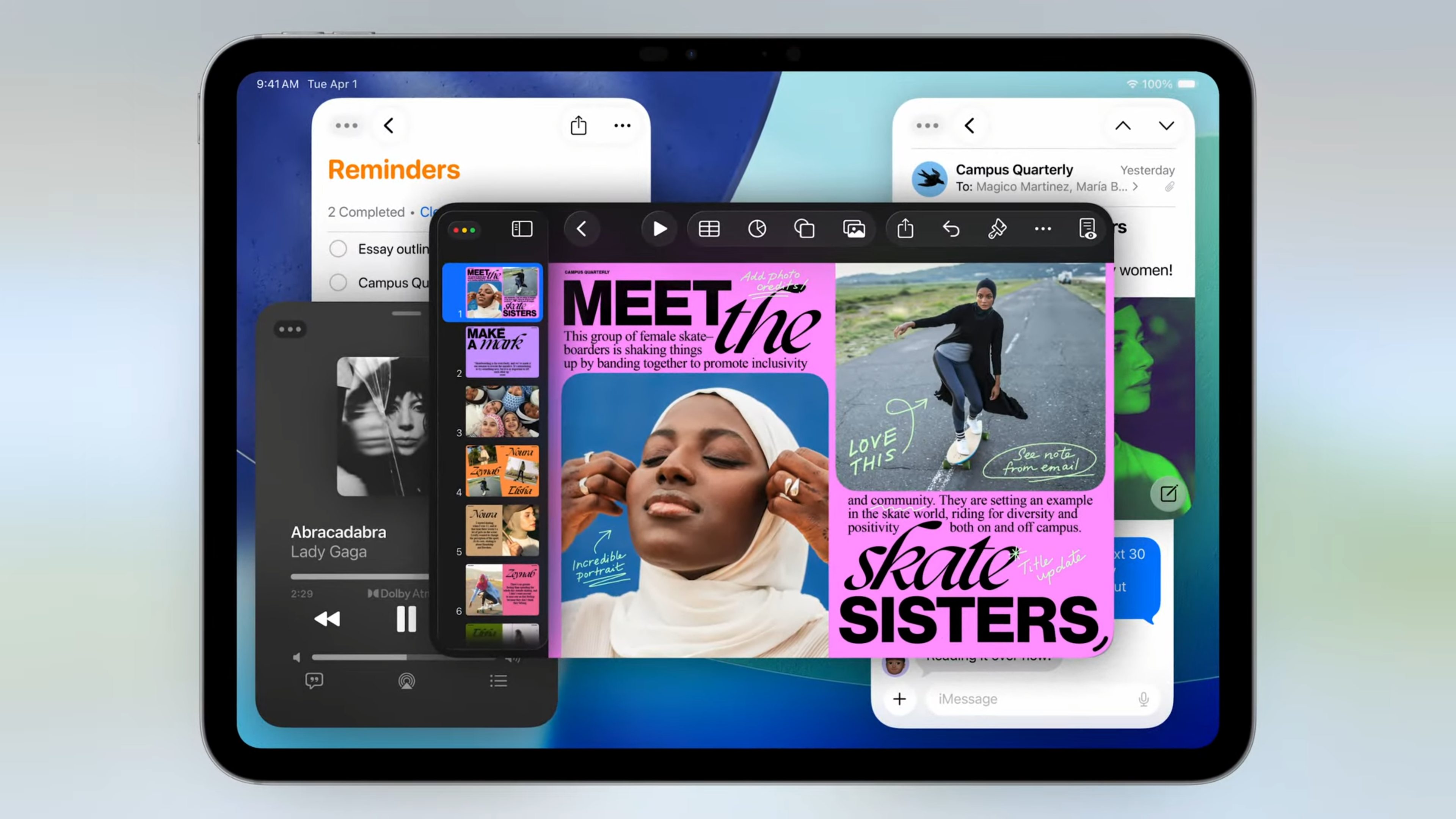 Apple iPadOS windowing 